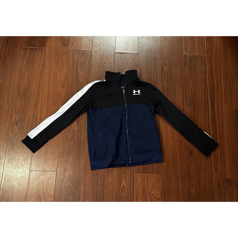Underarmour Boy's Hooded Jacket Black XL